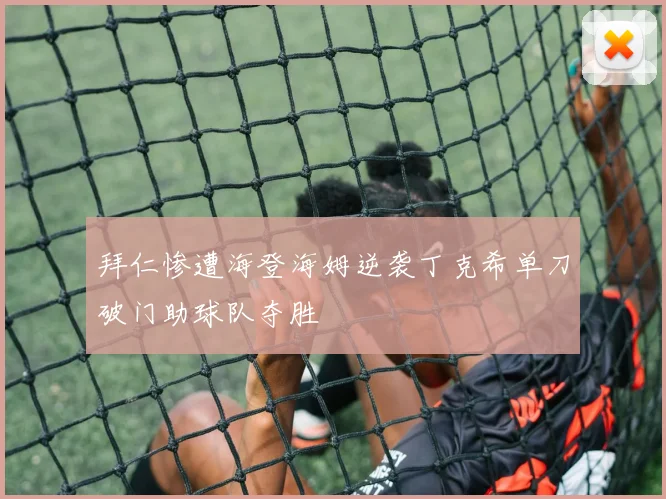 拜仁惨遭海登海姆逆袭丁克希单刀破门助球队夺胜